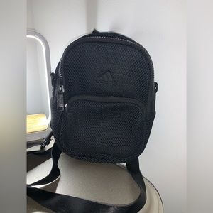Black Mini adidas crossbody or back pack